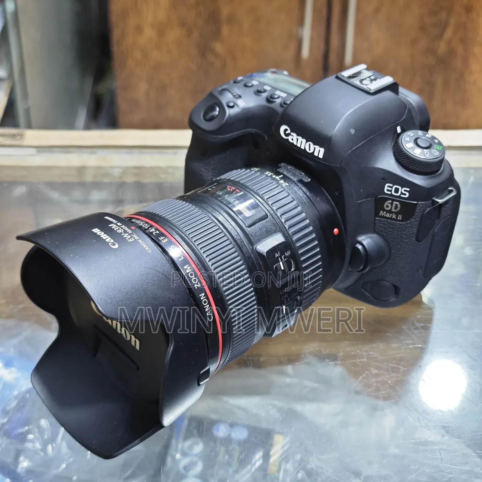 Canon EOS 6D Mark II DSLR Camera With 24-105mm F4 IS Lens