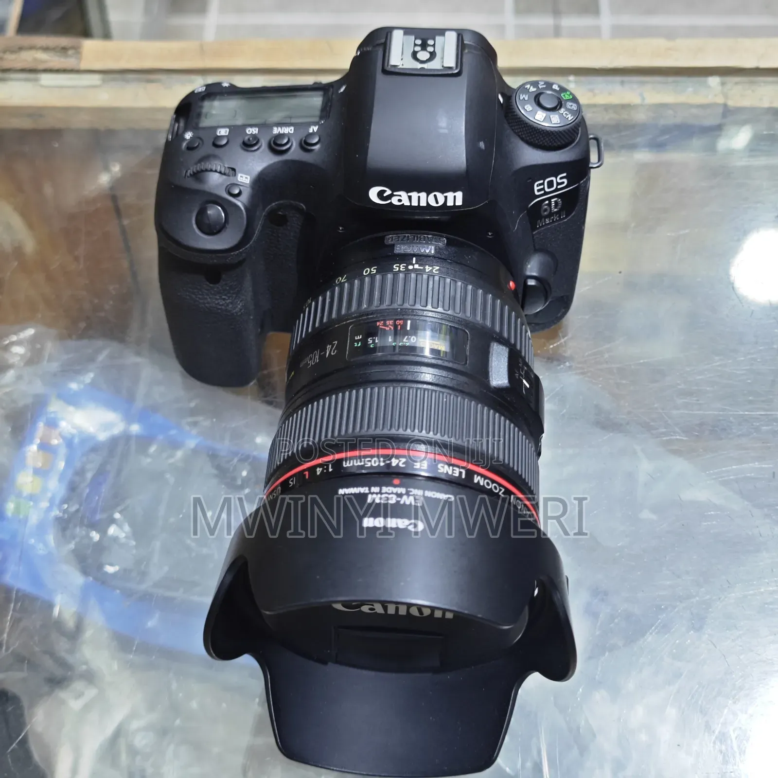 Canon EOS 6D Mark II DSLR Camera With 24-105mm F4 IS Lens