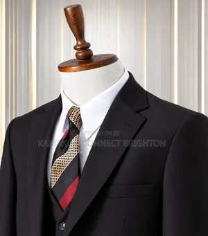 Classic Black 3-Piece Business Suit