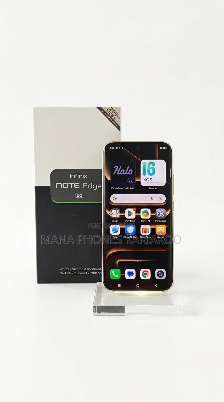 New Infinix Note Edge 256 GB Black