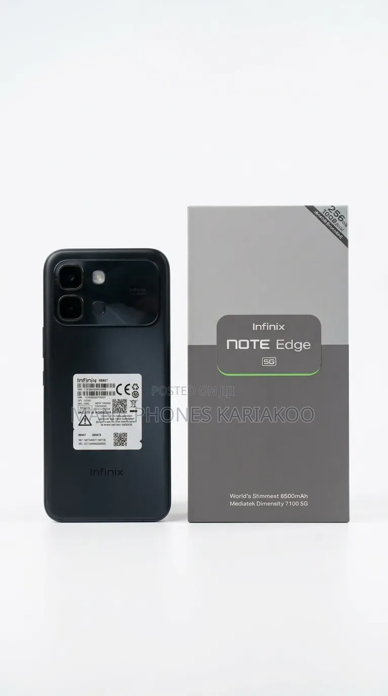 New Infinix Note Edge 256 GB Black