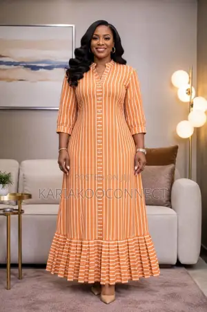 Senori Striped Maxi Dress