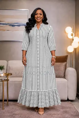 Senori Striped Maxi Dress