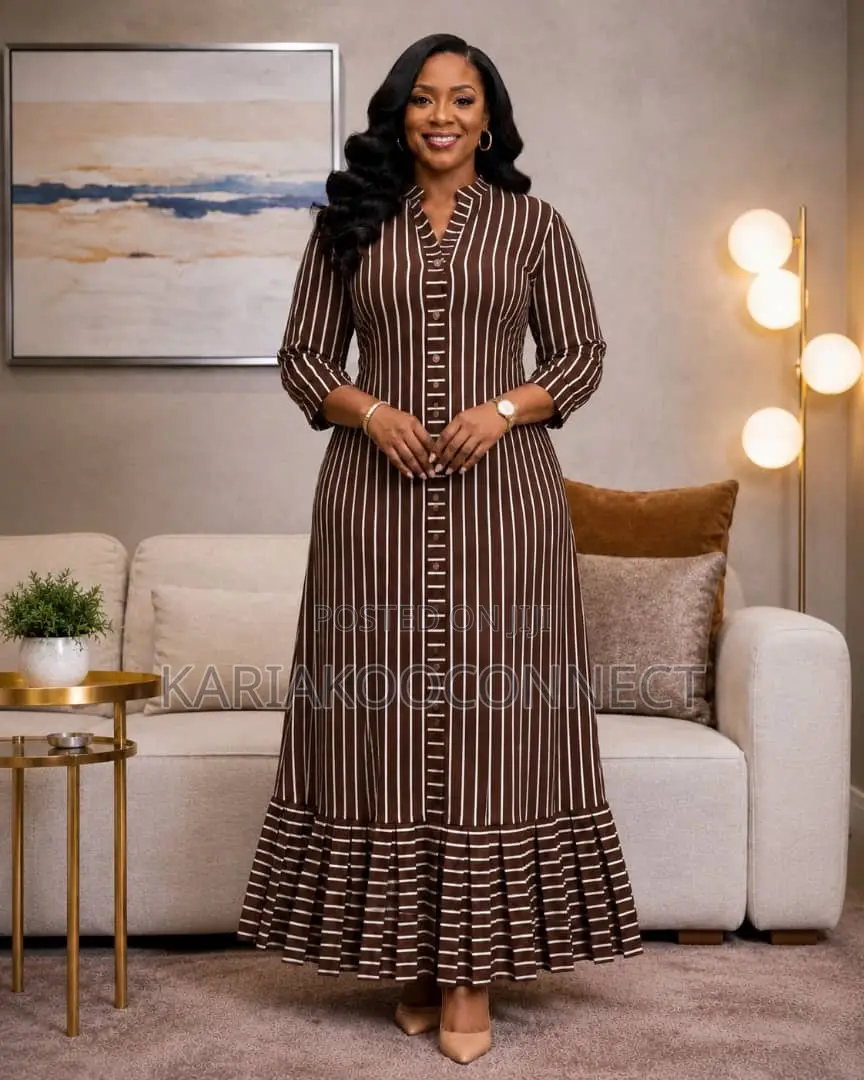 Senori Striped Maxi Dress