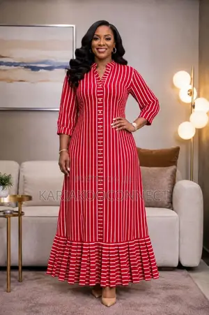 Senori Striped Maxi Dress