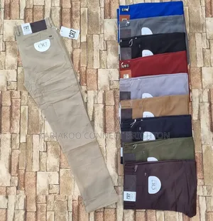 Cr7 Textured Casual / Chino Trousers