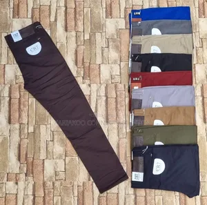 Cr7 Textured Casual / Chino Trousers
