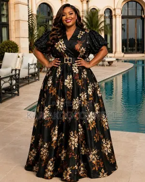 Elegant Floral Maxi Dress