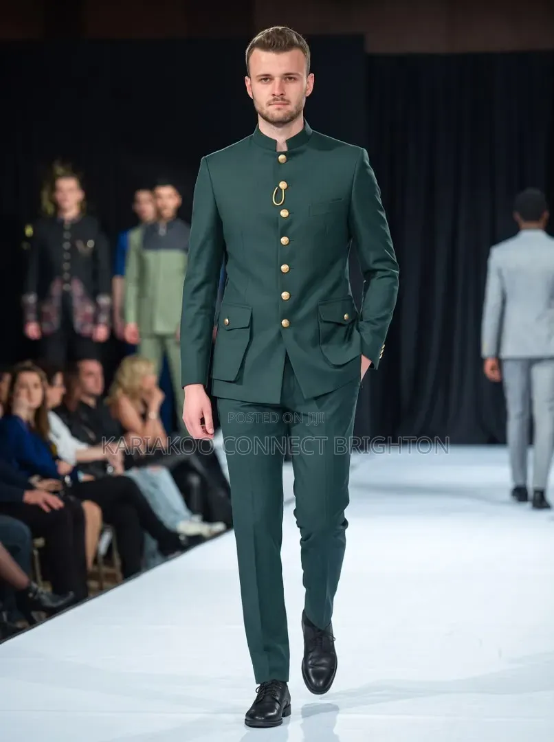 Military-Style 2-Piece Outfit (Top Trouser)