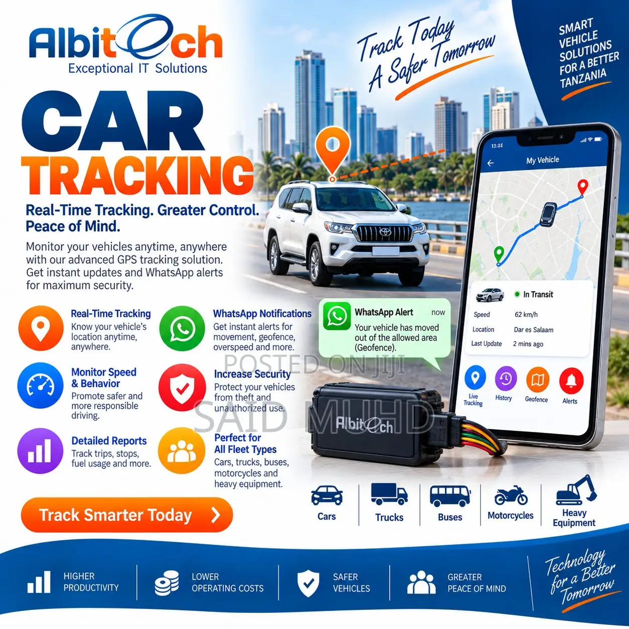 GPS Installation Trucks, Car, Bajaji, Bodaboda