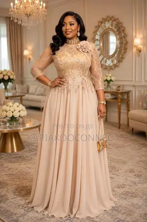 Regal Lace Ball Gown