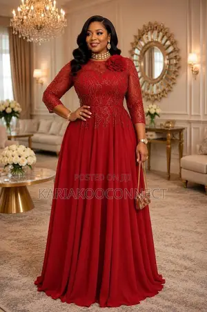 Regal Lace Ball Gown
