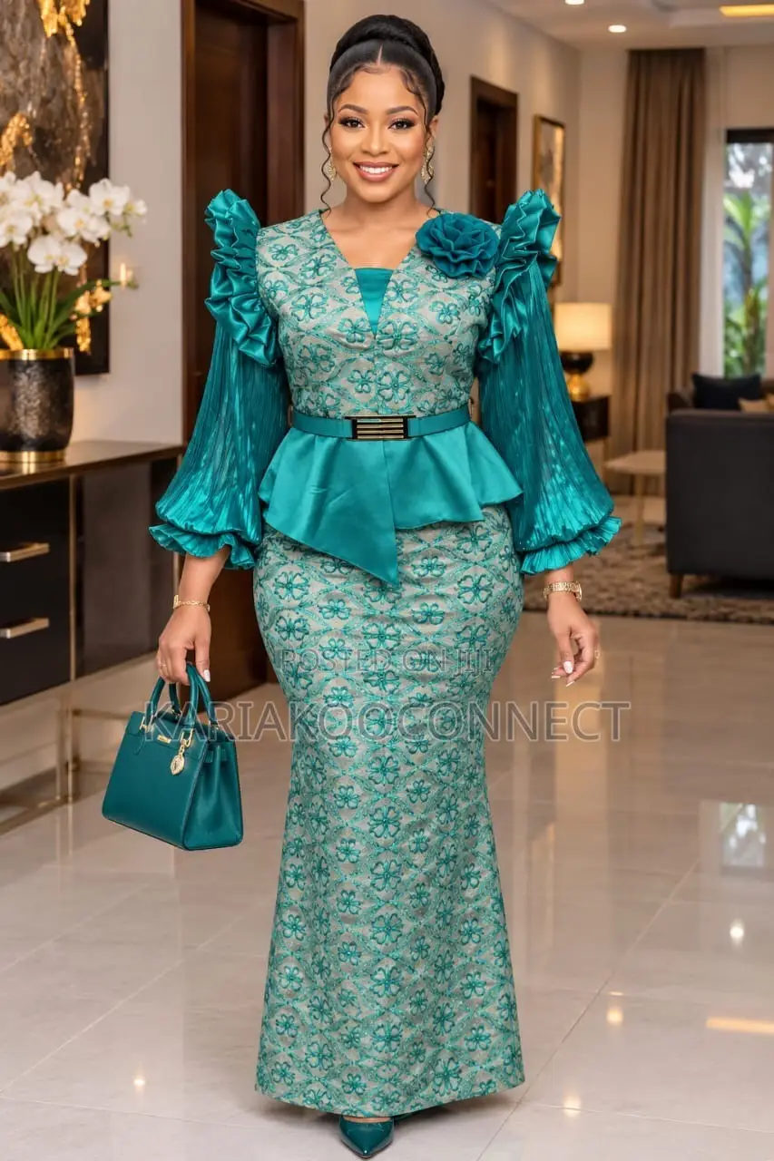 Royal Peplum 2-Piece Set