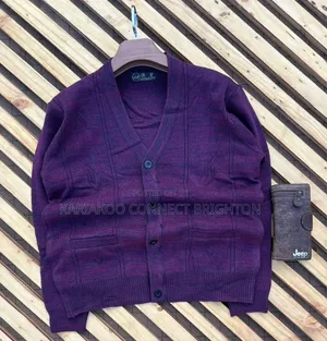 Grey Knitted Cardigan