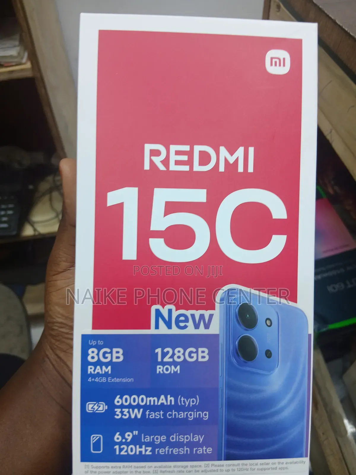New Xiaomi Redmi 15C 4G 128 GB Black