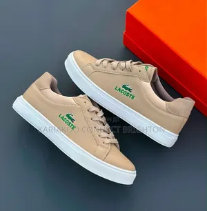 White Grey Lacoste Sneakers