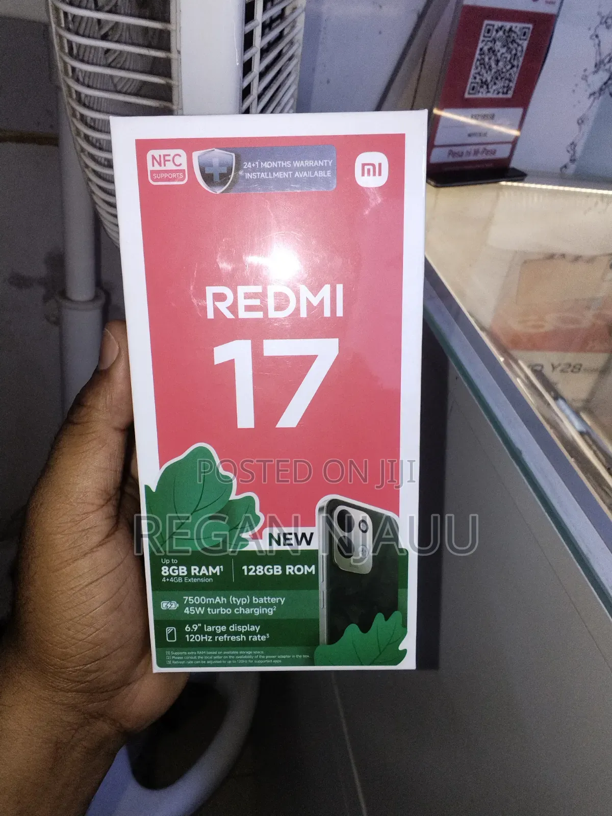 New Xiaomi Redmi 17 128 GB Black