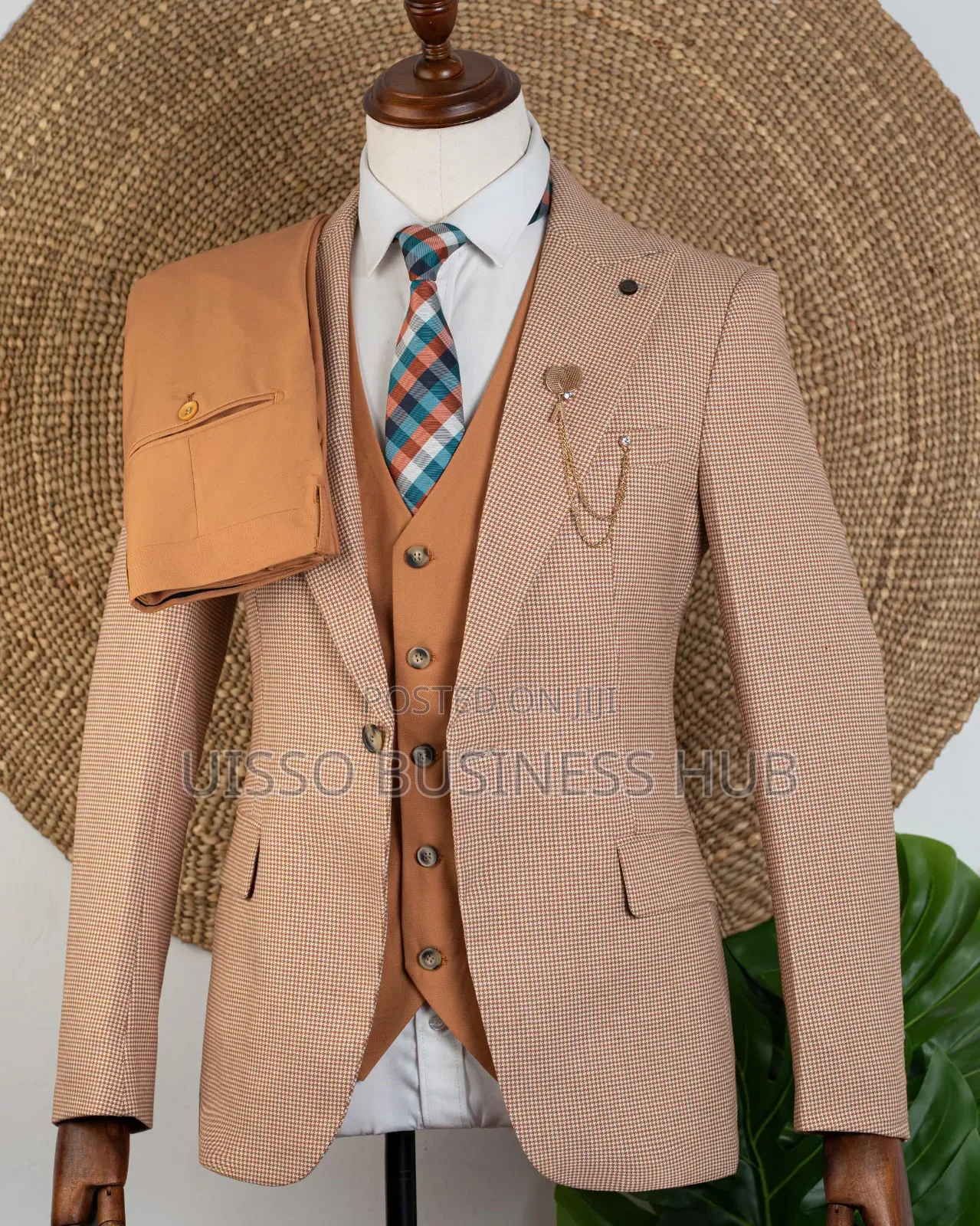 Orange Cream Town Suit