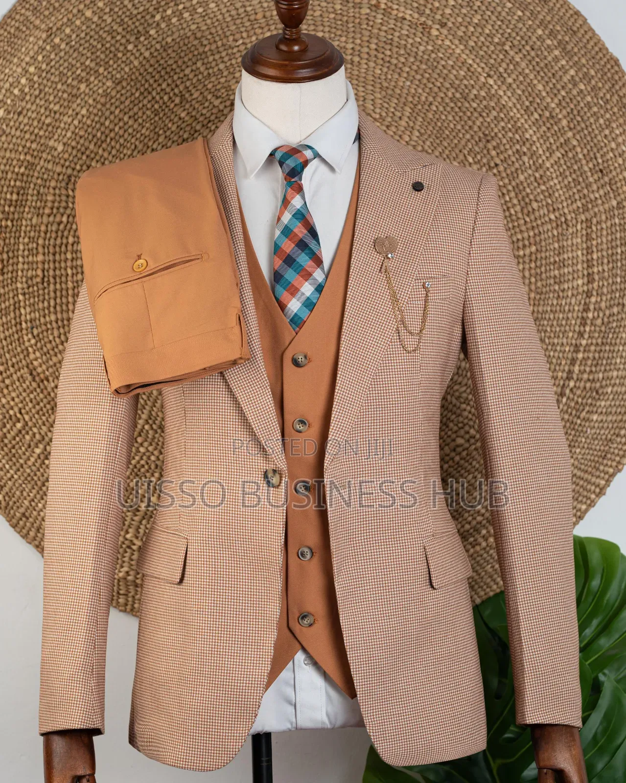 Orange Cream Town Suit