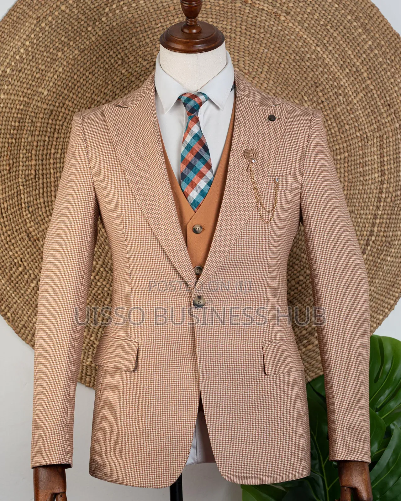 Orange Cream Town Suit