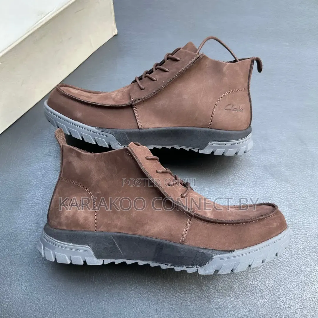 Clarks Men's Suede Leather Ankle Boots