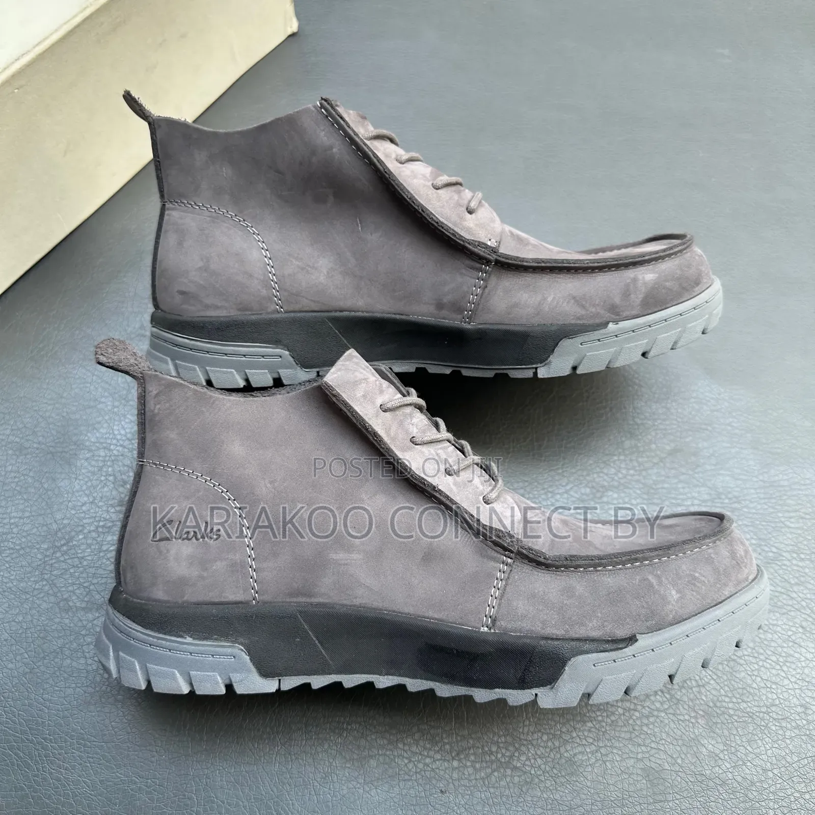 Clarks Men's Suede Leather Ankle Boots