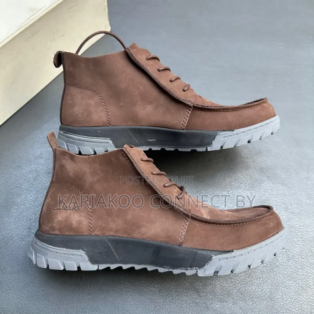 Clarks Men's Suede Leather Ankle Boots
