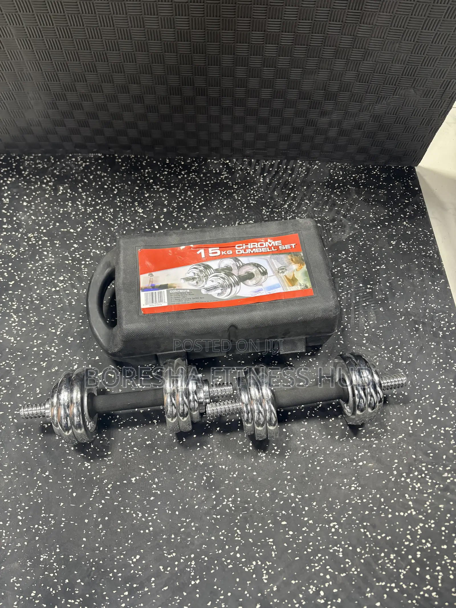 15kg Cast Iron Dumbbell Set – Seti Ya Dumbbell Za Chuma