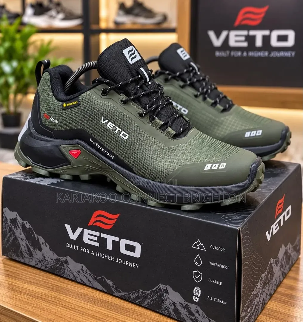 Olive Veto Outdoor Waterproof Sneakers