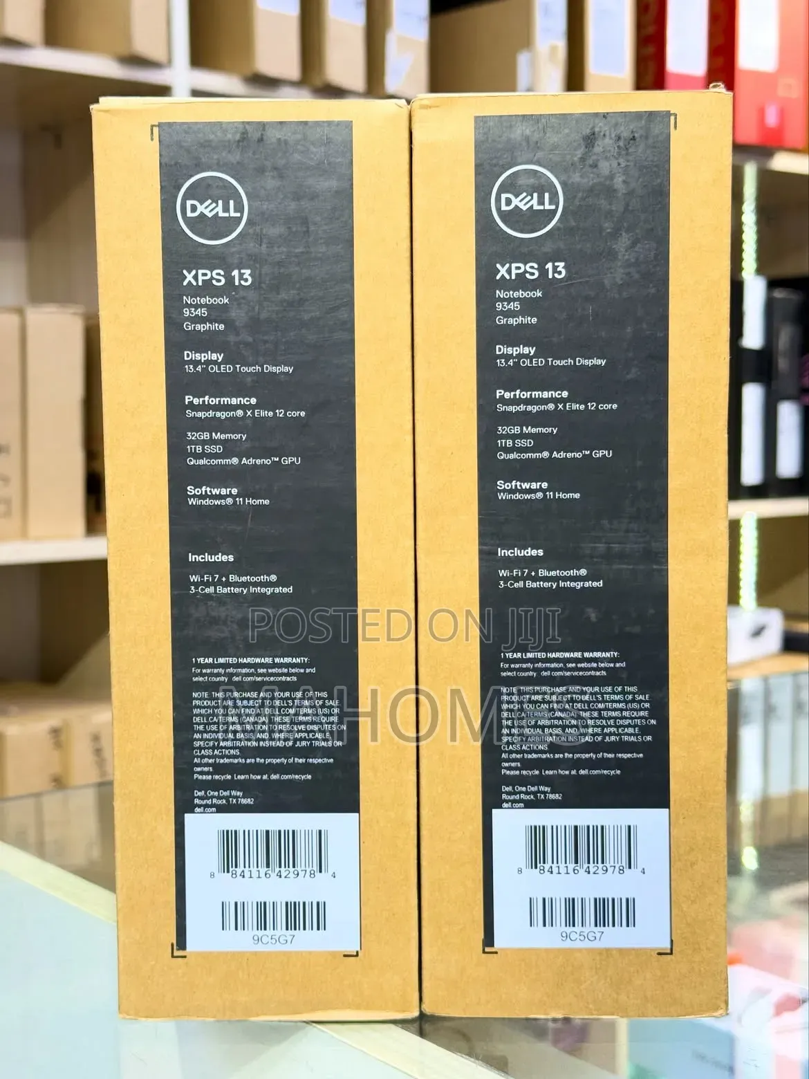 New Laptop Dell XPS 13 9343 32GB Qualcomm Snapdragon X Elite SSD 1T