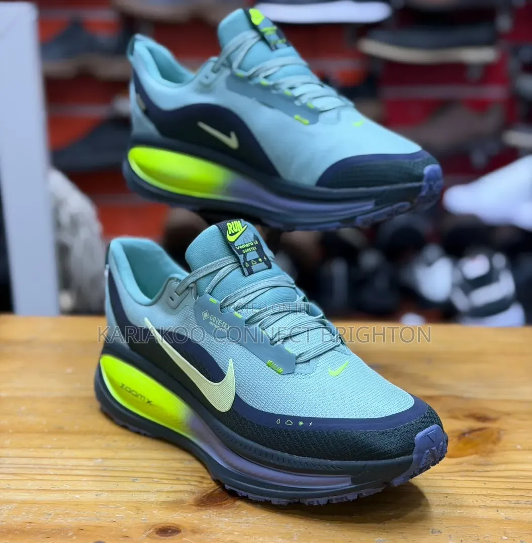 Olive Gore-Tex Zoompull Waterproof Sneakers
