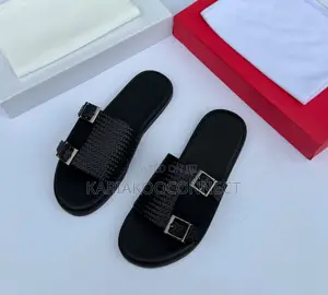 Billionaire Double Buckle Slides