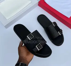 Billionaire Double Buckle Slides