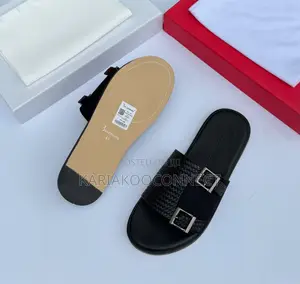 Billionaire Double Buckle Slides