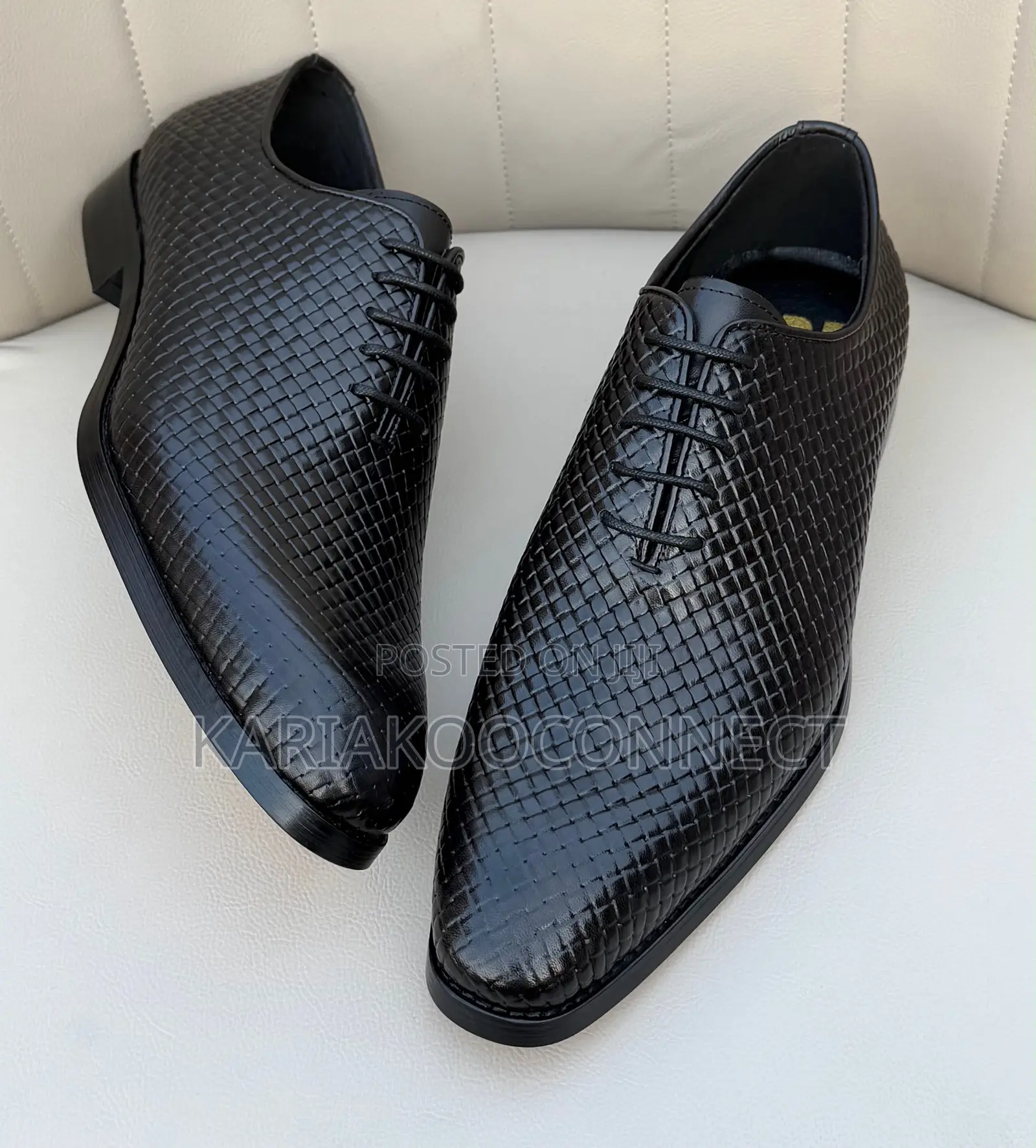 Cr7 Woven Texture Oxfords