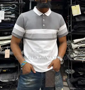Men's Premium Striped Polo T-Shirts*