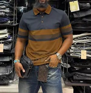 Men's Premium Striped Polo T-Shirts*