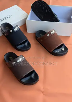 McQueen Studded Slides