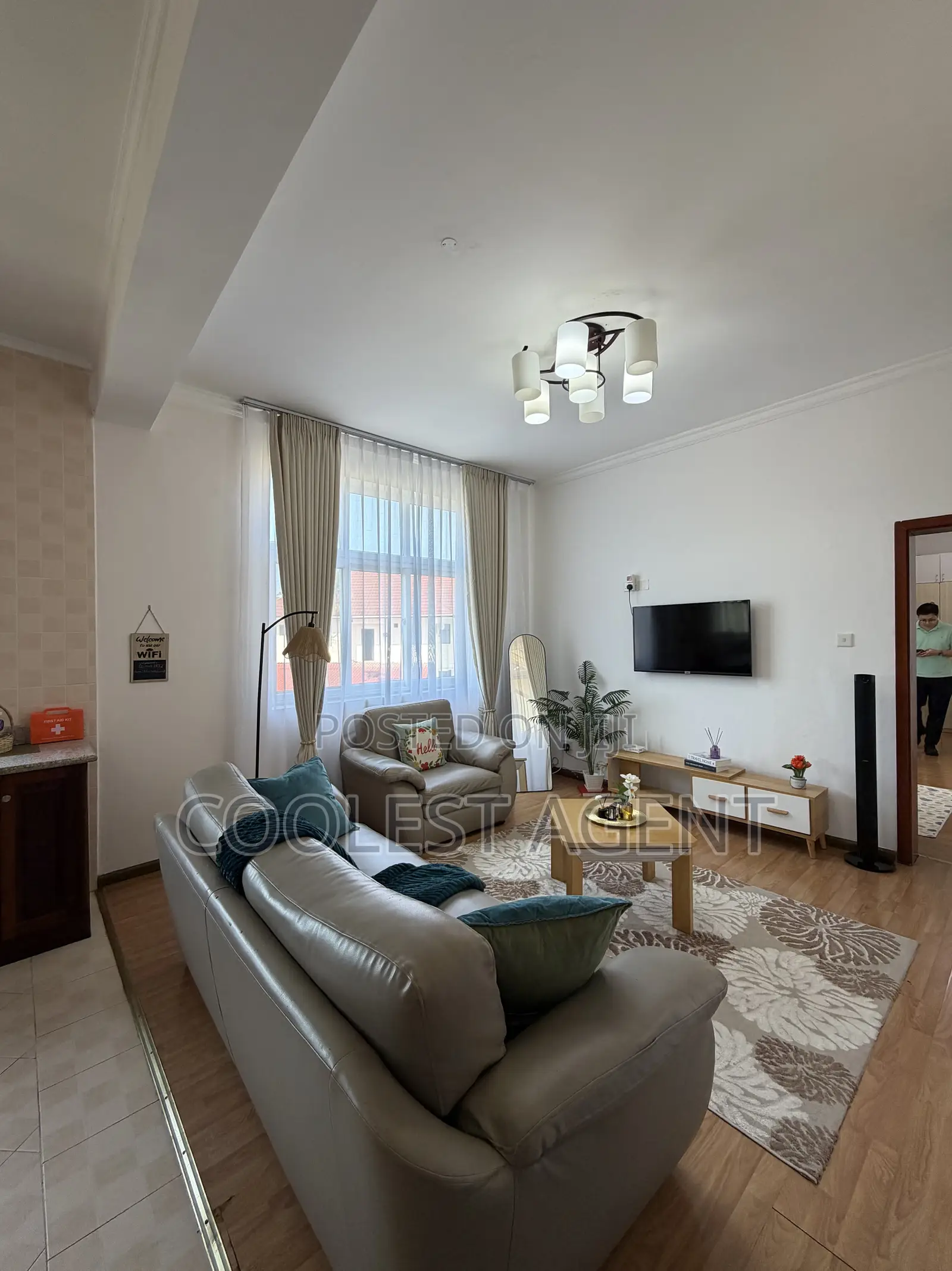 Furnished 1bdrm Apartment in Coolest, Masaki for rent