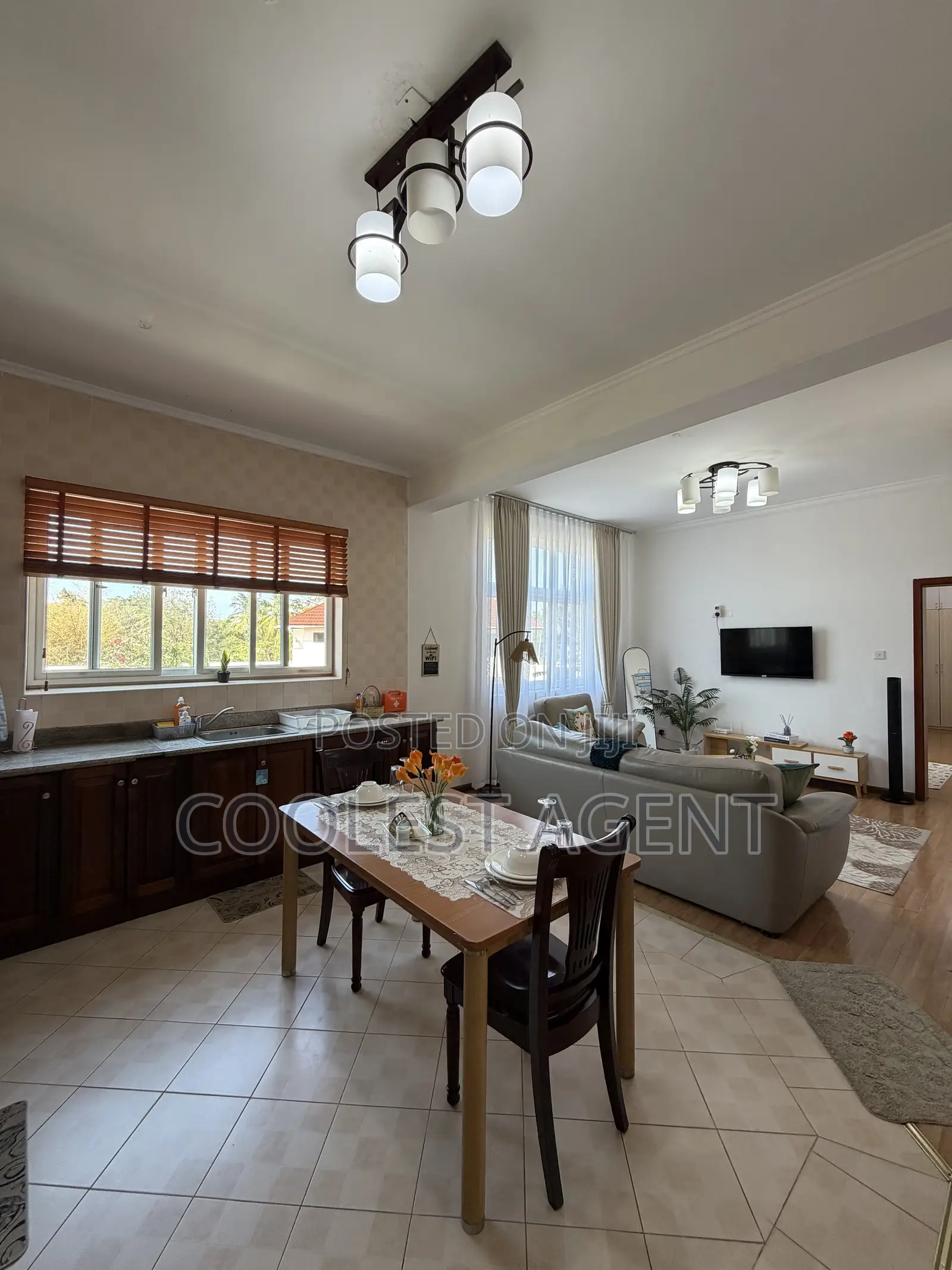 Furnished 1bdrm Apartment in Coolest, Masaki for rent