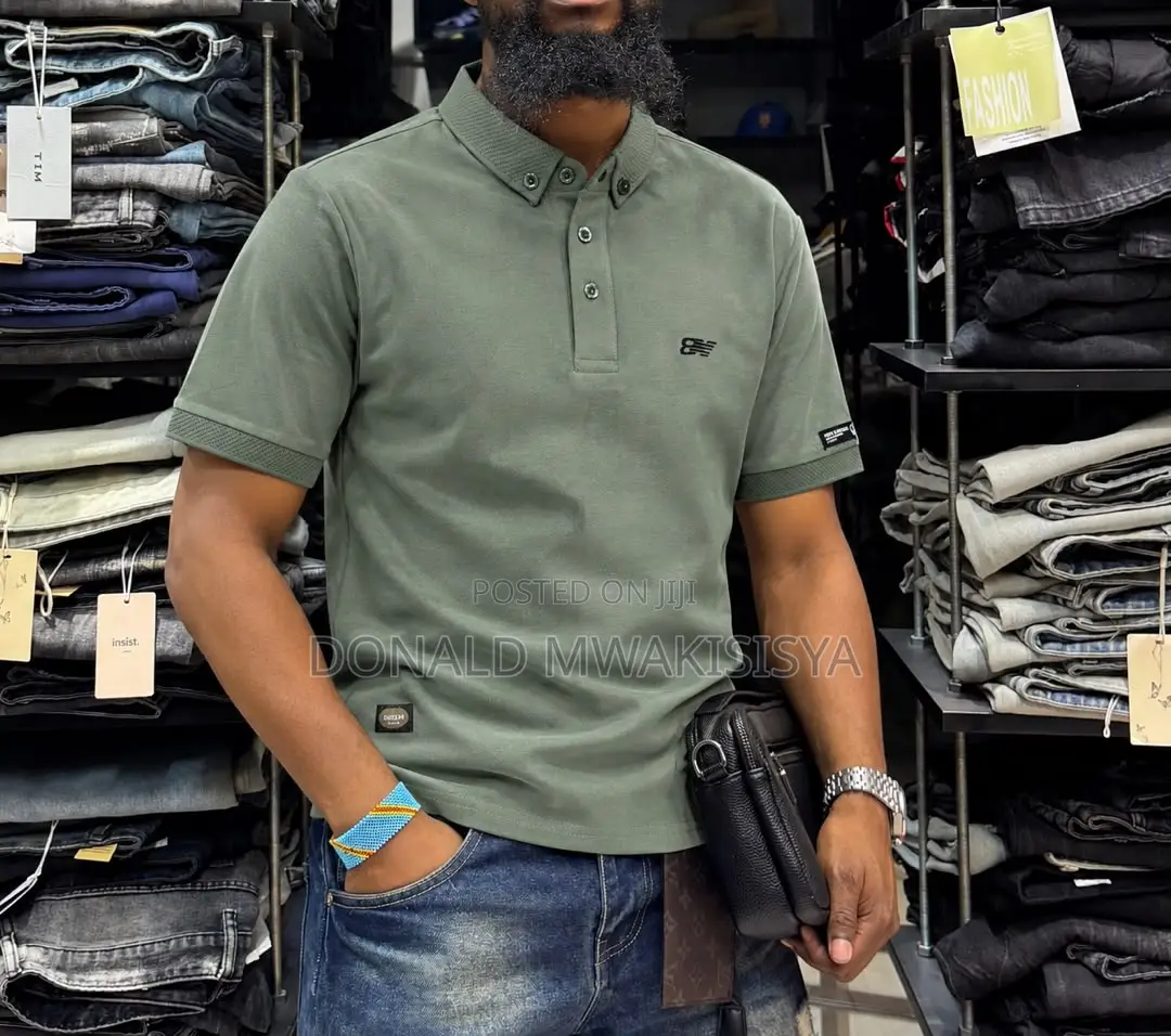 Men's Classic Plain Polo T-Shirts