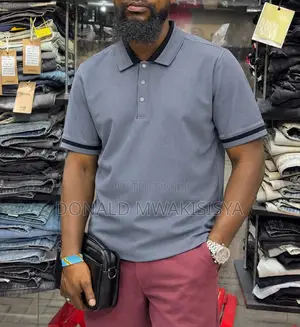 Men's Classic Plain Polo T-Shirts