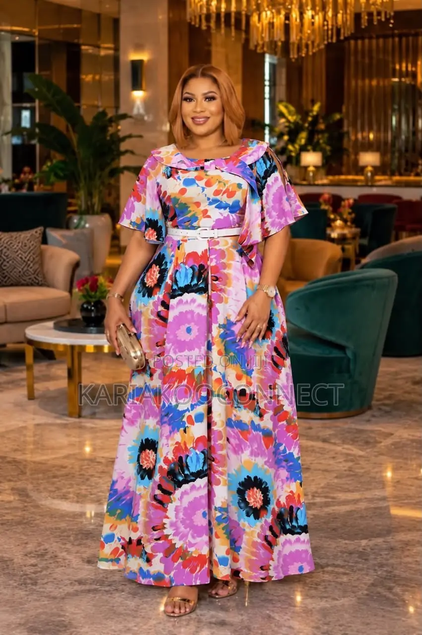 Floral Kimono Maxi Dress