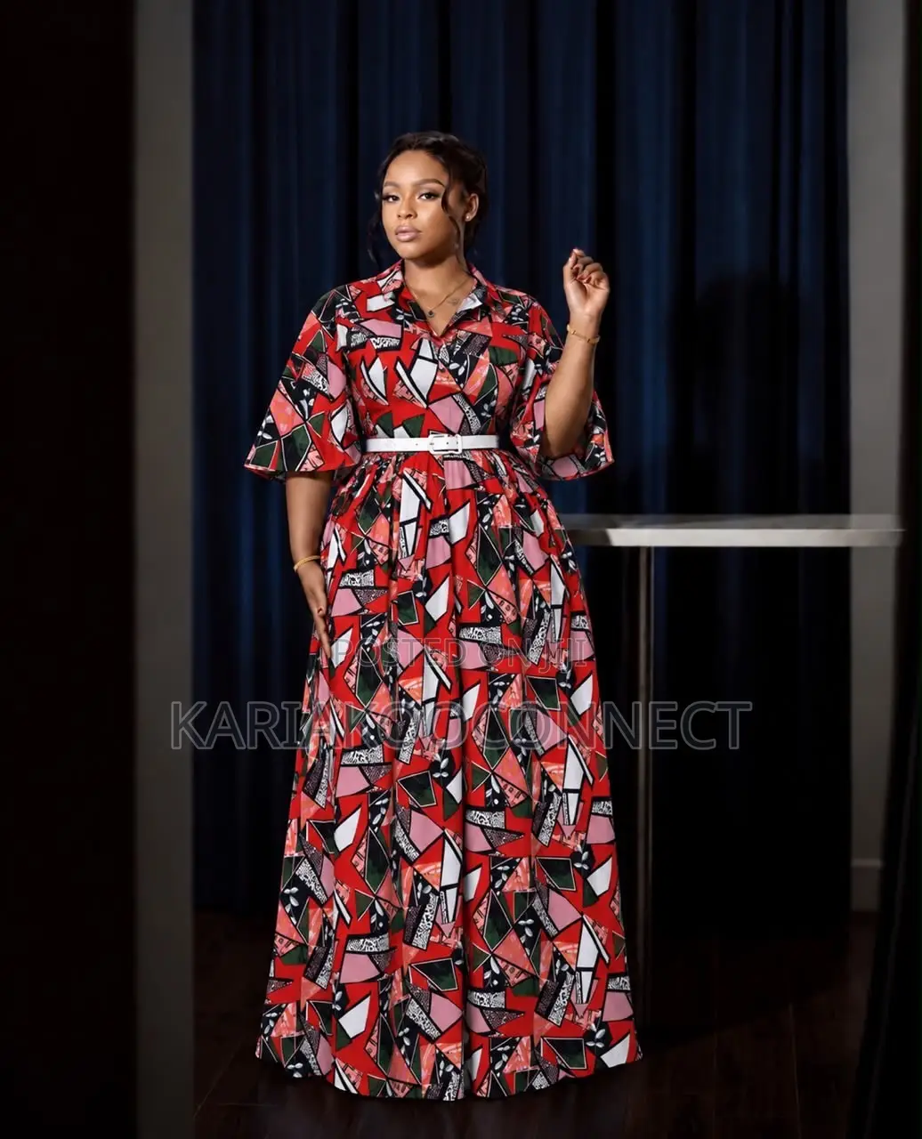 Floral Kimono Maxi Dress