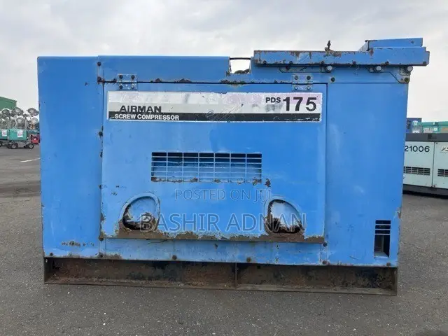 Airman Screw Compressor Hokuetsu Industries Pds175s(ZA MIGODINI) Mpya.