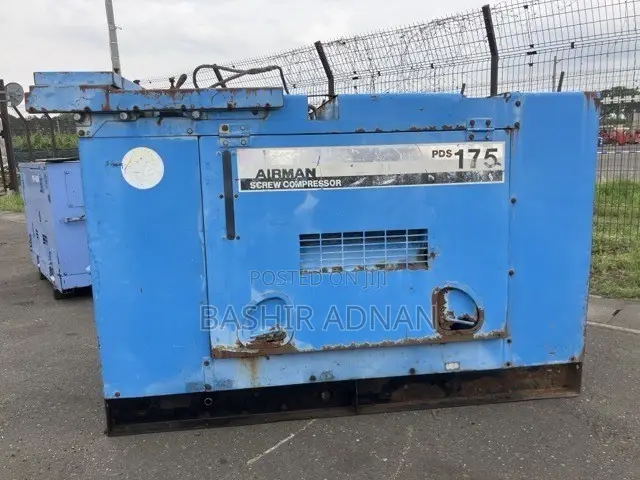 Airman Screw Compressor Hokuetsu Industries Pds175s(ZA MIGODINI) Mpya.