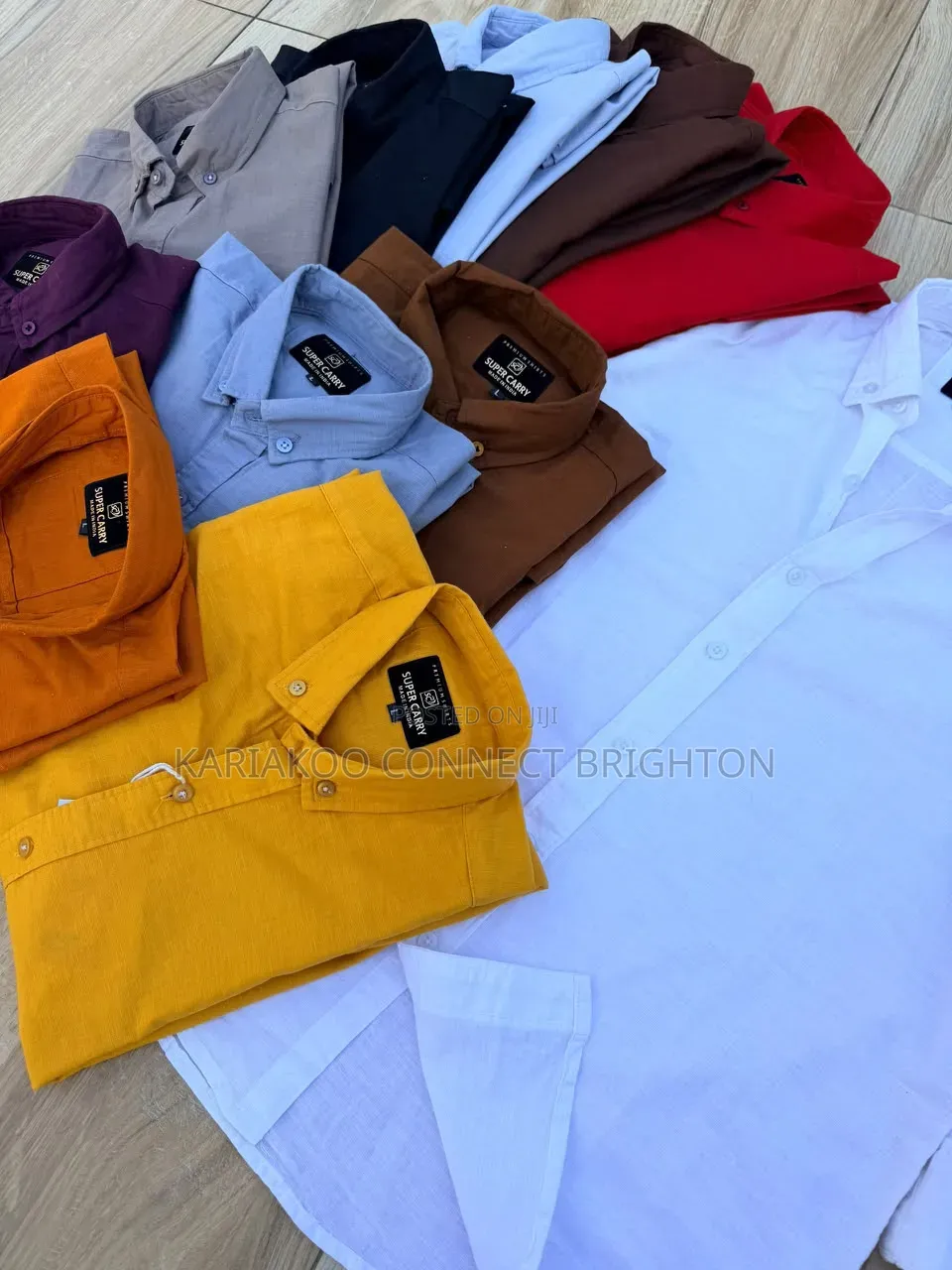 Multi-Color Long-Sleeve Casual Shirts (Super Carry)