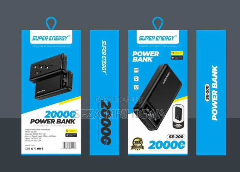super Energy Powerbank
se - 200
power 10000mah