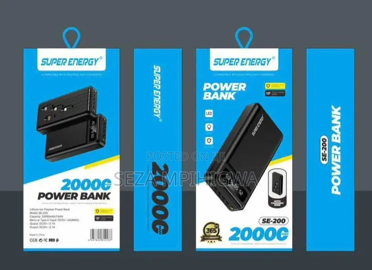 super Energy Powerbank
se - 200
power 10000mah