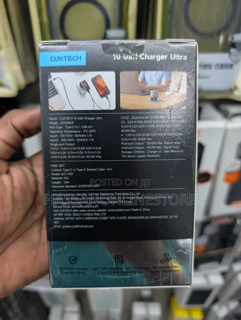 CUKTECH 10 Ultra 120W Power Charger